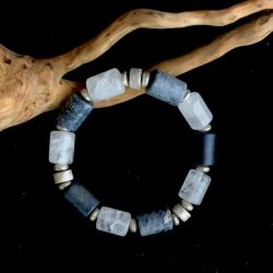 Lapis Lazuli, Bergkristall Armkette