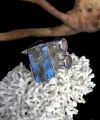Labradorit Amethyst Ring